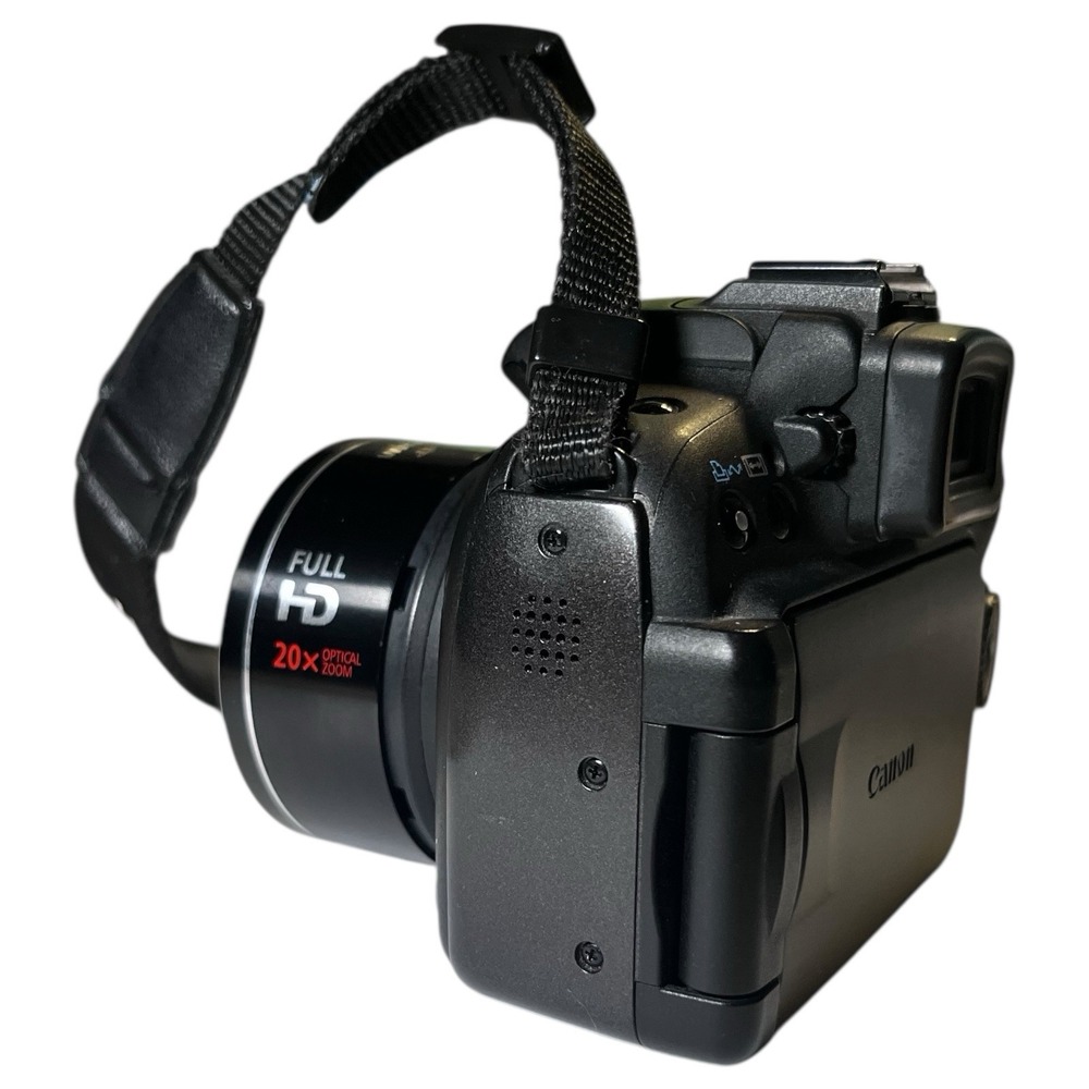 Canon PowerShot SX1 IS 10.0MP Digital Camera 20x Zoom Black PC1331 Japan Remote - Picture 12 of 16